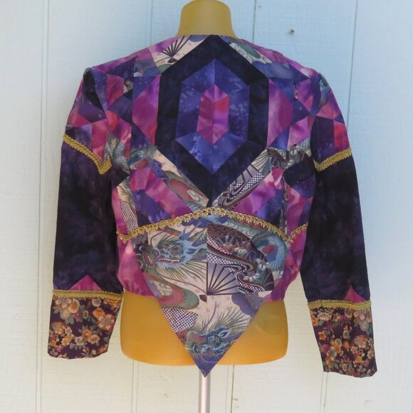 Artisan custom quilted jacket - Picture 3 of 15